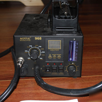 Aoyue 968 reflow station with premodified griddle