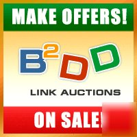 B2DD.com links auctions. website + domain name for sale