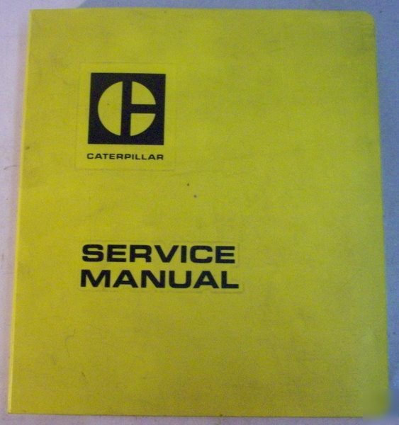 Caterpillar 1979 engine & marine engine shop manual lot