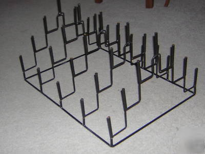 Display rack for garden stakes, perfect for shows, nice