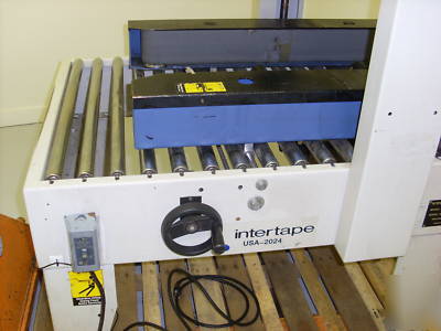 Intertape usa-2024 case sealer box side belt drive