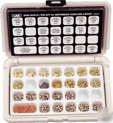 Locksmith pinning kit - rekeying kit for schlage