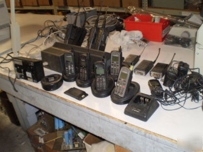 Motorola NTN4668A charger w/ mtx 2-way radios & more <