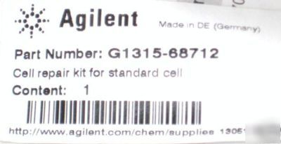 New agilent tech G1315-68712 standard cell repair kit - 