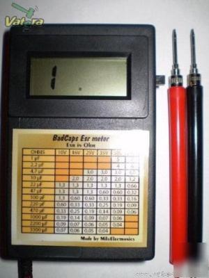 New esr meter - capacitance capacitor tester in circuit 