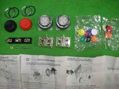 Square d 9001 ka-1 kr-1U ku 9070 ap-3 fuse contact push
