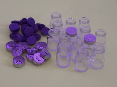 Vials-glass bottles (5ML, clearâ€“stoppers +plain seals)