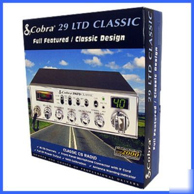 (lot of 2) cobra 29 ltd classic 40 channels cb radio 