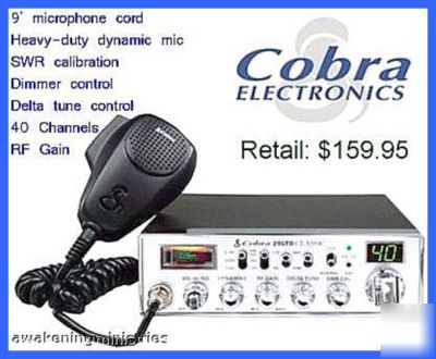 (lot of 2) cobra 29 ltd classic 40 channels cb radio 