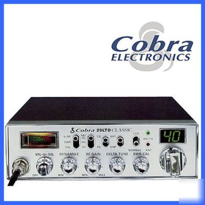 (lot of 2) cobra 29 ltd classic 40 channels cb radio 