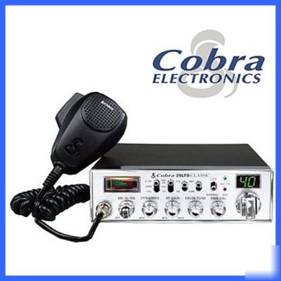 (lot of 2) cobra 29 ltd classic 40 channels cb radio 