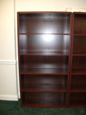 Hon bookcase 10600 radius edge 5 shelves used