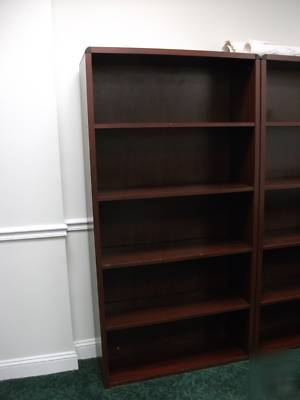 Hon bookcase 10600 radius edge 5 shelves used