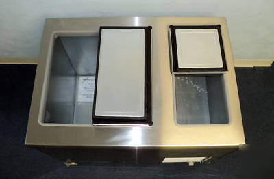 Master bilt ice cream freezer cabinet stainless steel