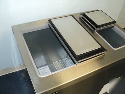 Master bilt ice cream freezer cabinet stainless steel
