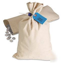 New duck cloth mail bag/transit sack, 11 x 17-1/2