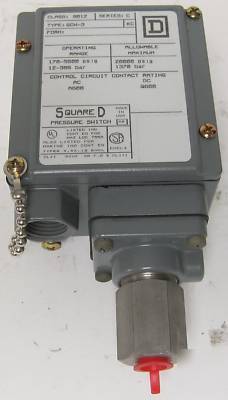 New square d electromechanical pressure switch 9012GCW3