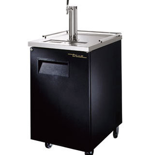 True tdd-1 draft beer cooler, dispenser, 1 keg, 23 1/2