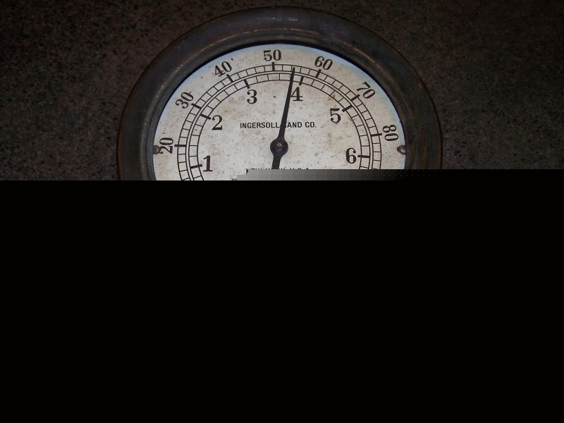 Vintage ingersoll-rand pressure gauge a-5AD-5835 us co.
