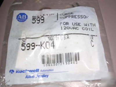 New allen-bradley 599-K04 120V surge suppresor