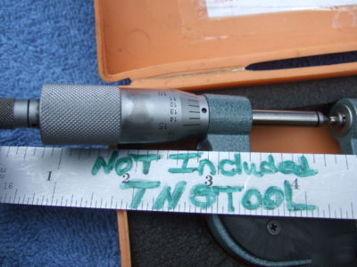 New thread micrometer mitutoyo 126-137 w/anvils ovr 800 