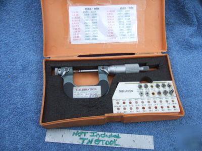 New thread micrometer mitutoyo 126-137 w/anvils ovr 800 