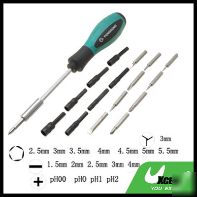 Phillips slotted mutifunctional screwdriver repair tool