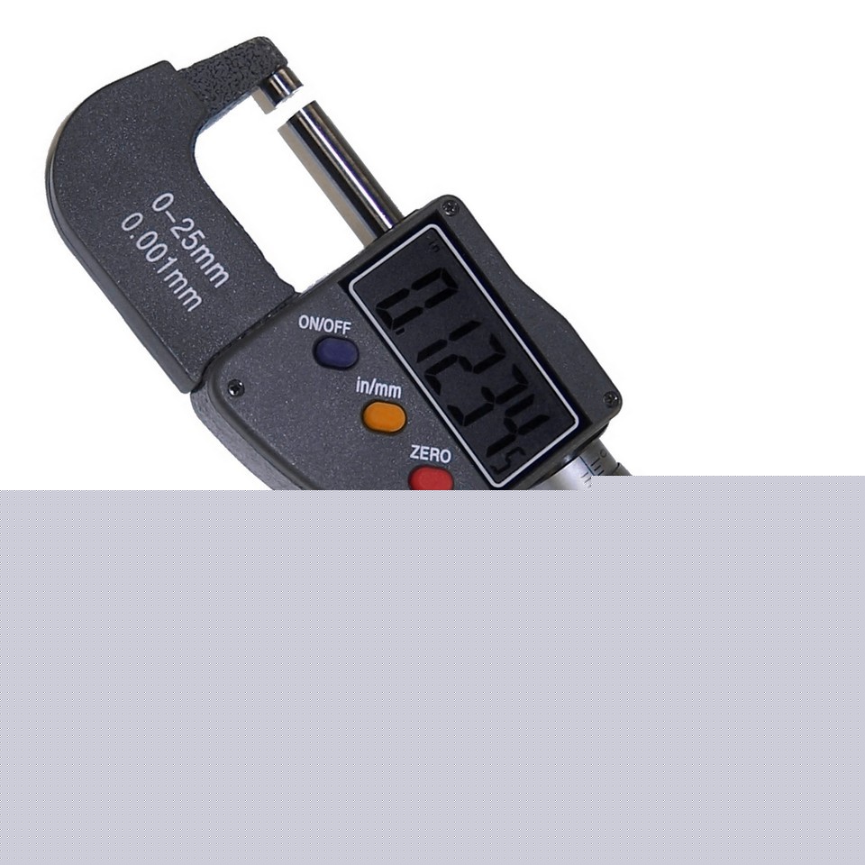Precision large display digital outside micrometer