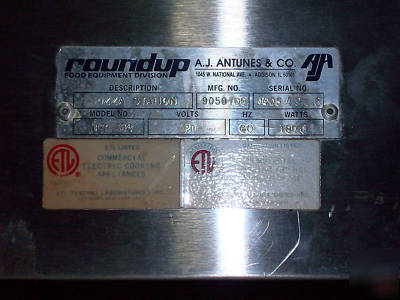 Roundup pizza station (ps-314)-used