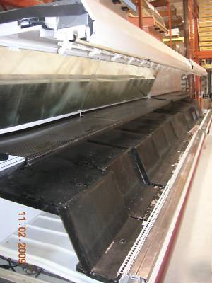 36' of hussmann P2 produce display cases nice