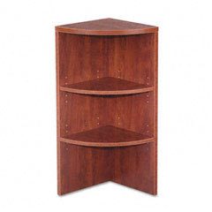 Alera valencia series end cap upper bookcase