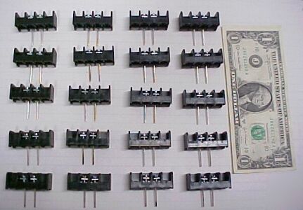 20 thomas & betts terminal blocks pcb mount 300V 25 amp