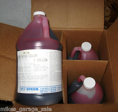 Dykem 81796 staining colors red-dl 1 gallon nos