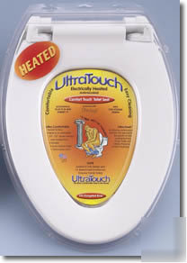 Heated toilet seat - ultratouch biscuit or almond