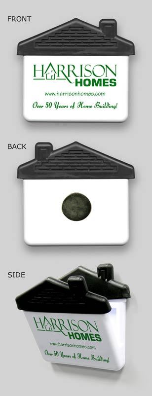 House memo clip magnet custom imprint advertising 250PC