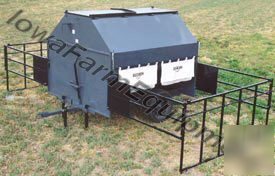 Ife 160 bushel towable, portable cow, calf creep feeder