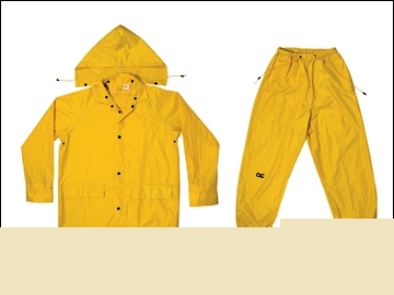 Kunys 3-piece yellow polyester suit extra large