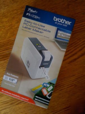 New brother PT1230 pt 1230 pc printer usb label maker