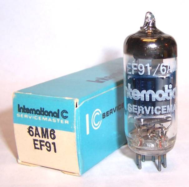 New in box 6AM6 / EF91 radio tube / valve - britain