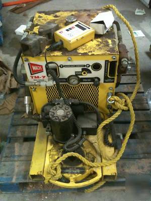 Used wachs tm-7 hydraulic power unit system