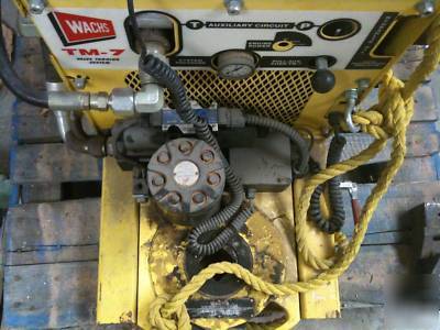 Used wachs tm-7 hydraulic power unit system