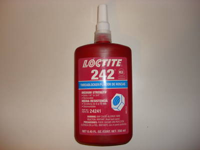 Loctite 242 medium strength threadlocker blue 250ML 