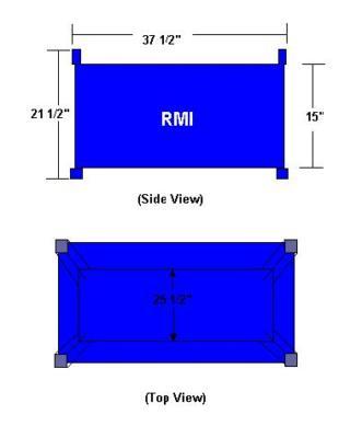 Metal storage bins - industrial manufacturing home shop