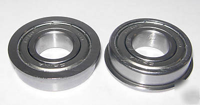 New (2) FR8-zz flanged R8 bearings, 1/2