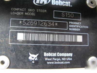 2004 bobcat S150 skidsteer loader