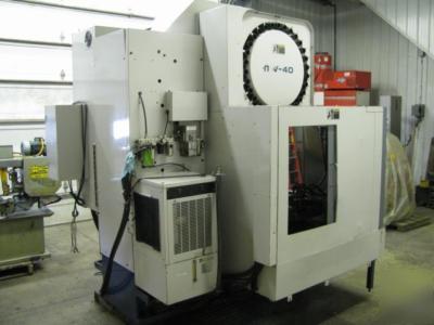 7227 mori seiki mv-40B cnc vmc pallet changer 1993