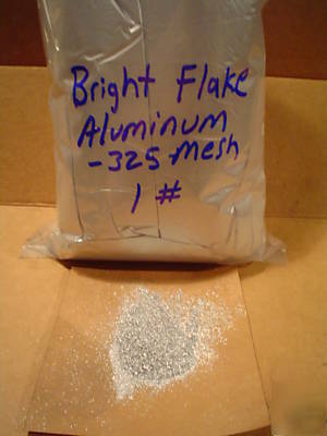 Bright flake aluminum powder 1 pound