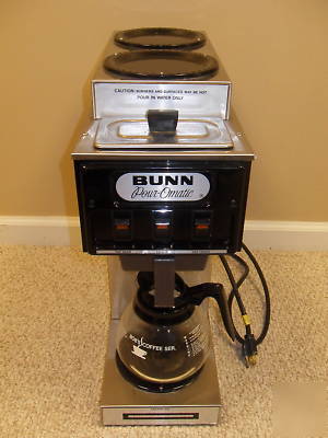 Bunn s commercial coffee brewer, pour over, 3 warmer ex