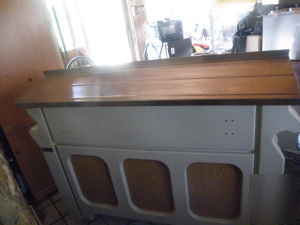 Commercial beverage air 4' prep buffet table