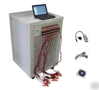 Computerized 8 channels battery analyzer 